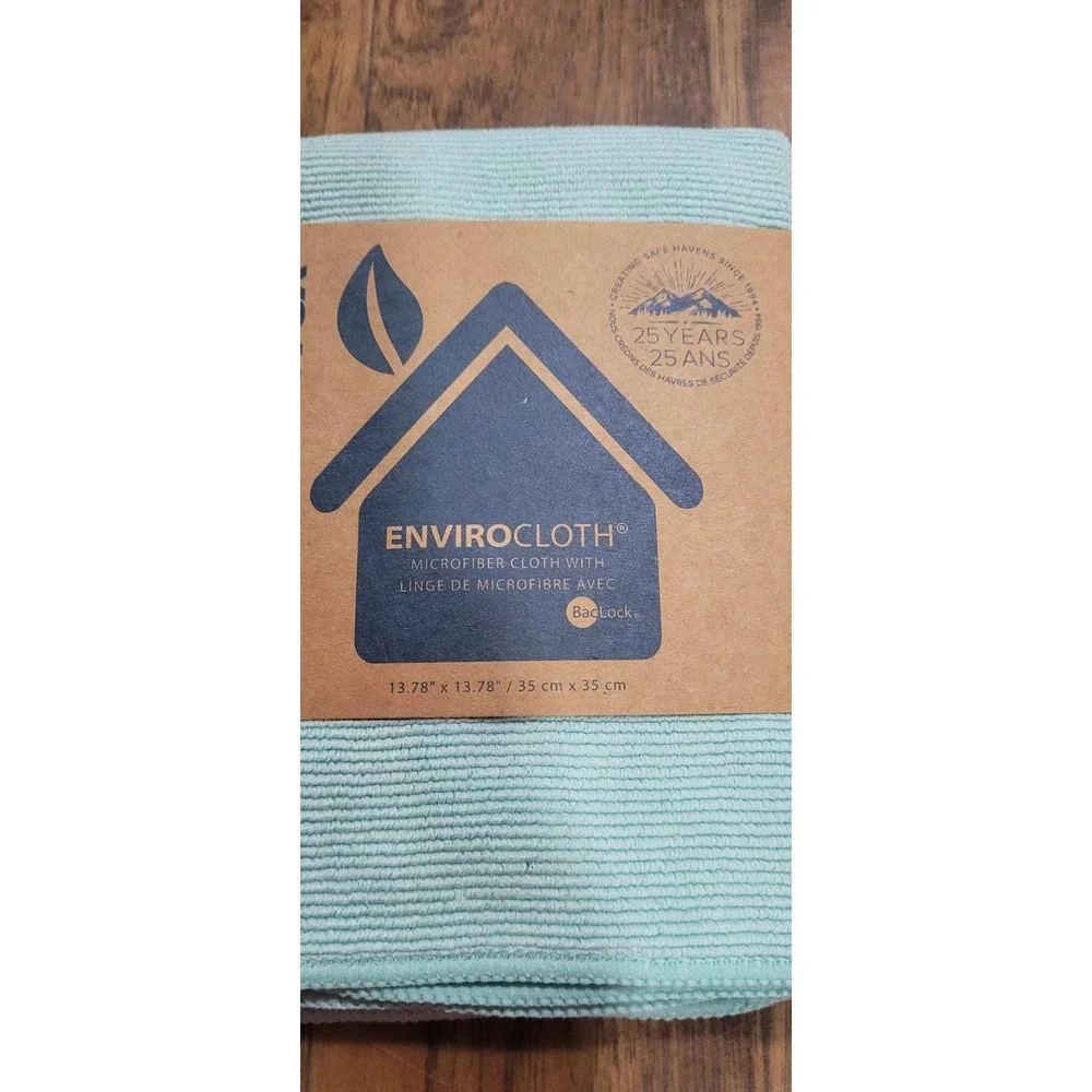 NEW NORWEX Envirocloth Sage Green Microfiber Multi Purpose Cleaning Cloth